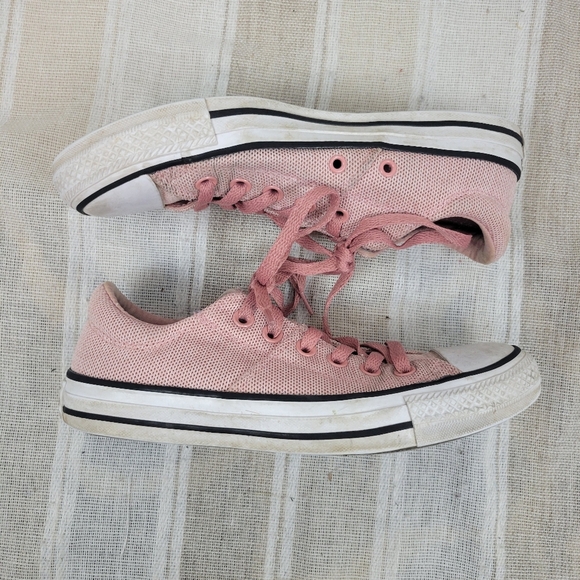 Converse Low Tops Tennis Shoes‎ Sneakers Pink Size 7 - Picture 8 of 9